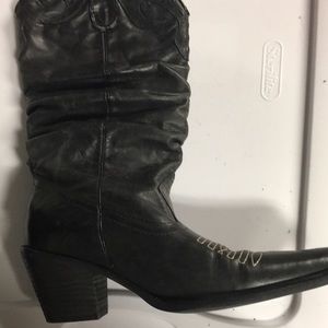 Women’s leather cowboy fans by saddle size 7